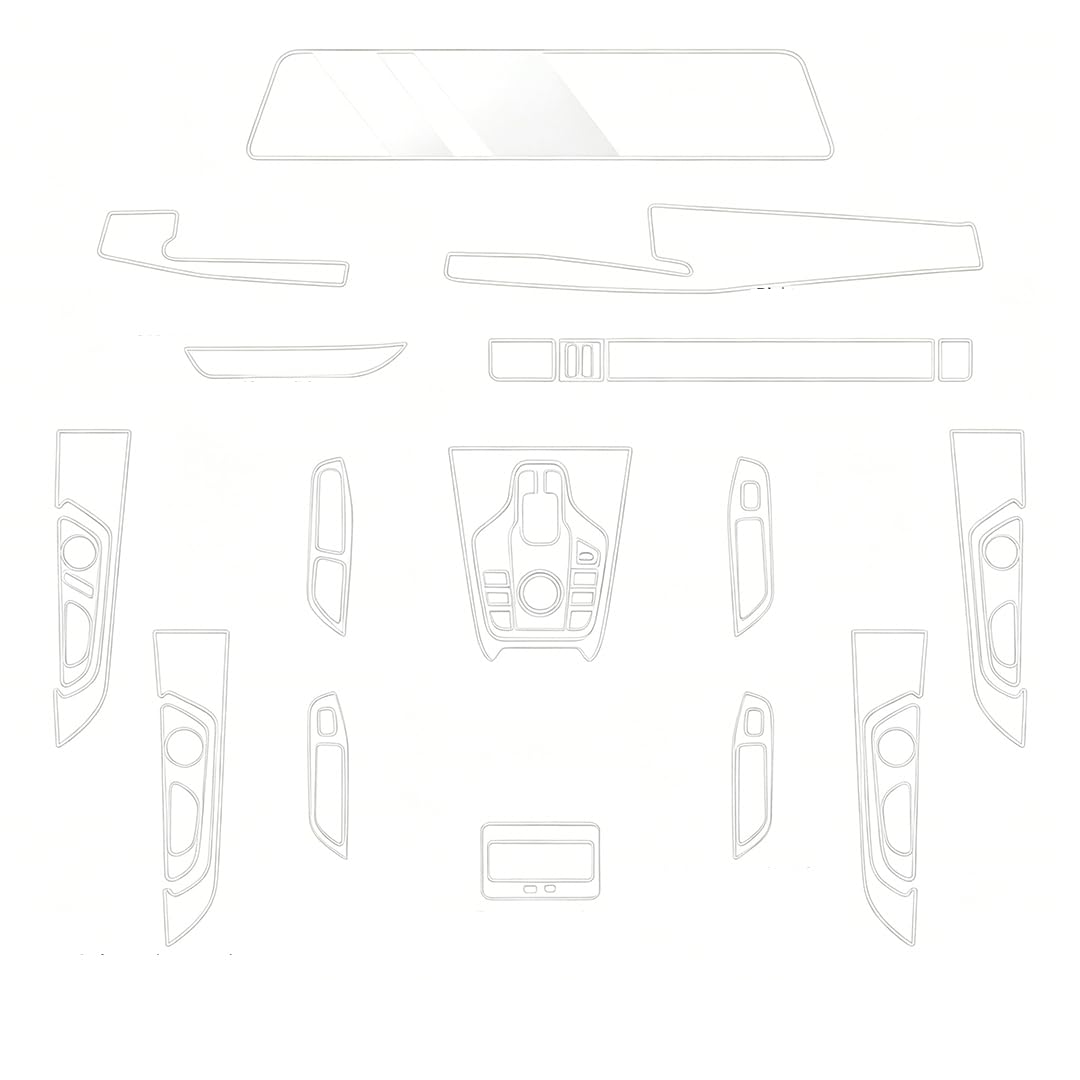 Film de protection intérieur d'origine TPU pour Chery OMODA A5 LHD