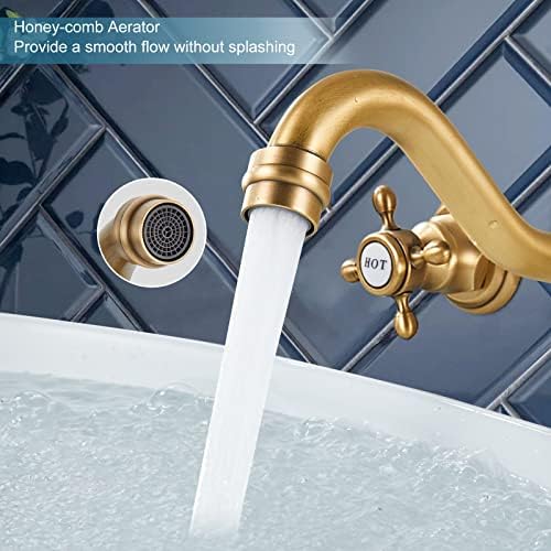 Modern Elegance: Antique Brass Wall Mount Sink Faucet Review