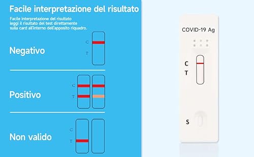 NEUE Variante 10 x 1er Corona Schnelltest für Zuhause COVID 19 Antigen Rapid Test Swab Selbsttest. Geprüft für neuen 2025-Varianten. Sensibilität 100% bei hoher Viruslast - 10 Stück Einzelverpackt