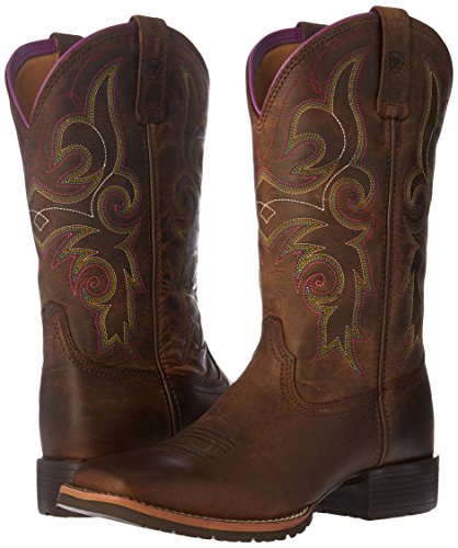 Ariat Womens Hybrid Rancher Western Boot Distressed Brown 7 #TOP6