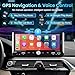 Single Din Car Stereo with Wireless Apple Carplay Android Auto, 6.9