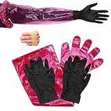 Plttott 36 Pairs Deer Gutting Cleaning Gloves/Field Dressing Gloves with Extra Long Field Dressing Gloves and Short Gut Mitten Combo Hunting Essentials Kit
