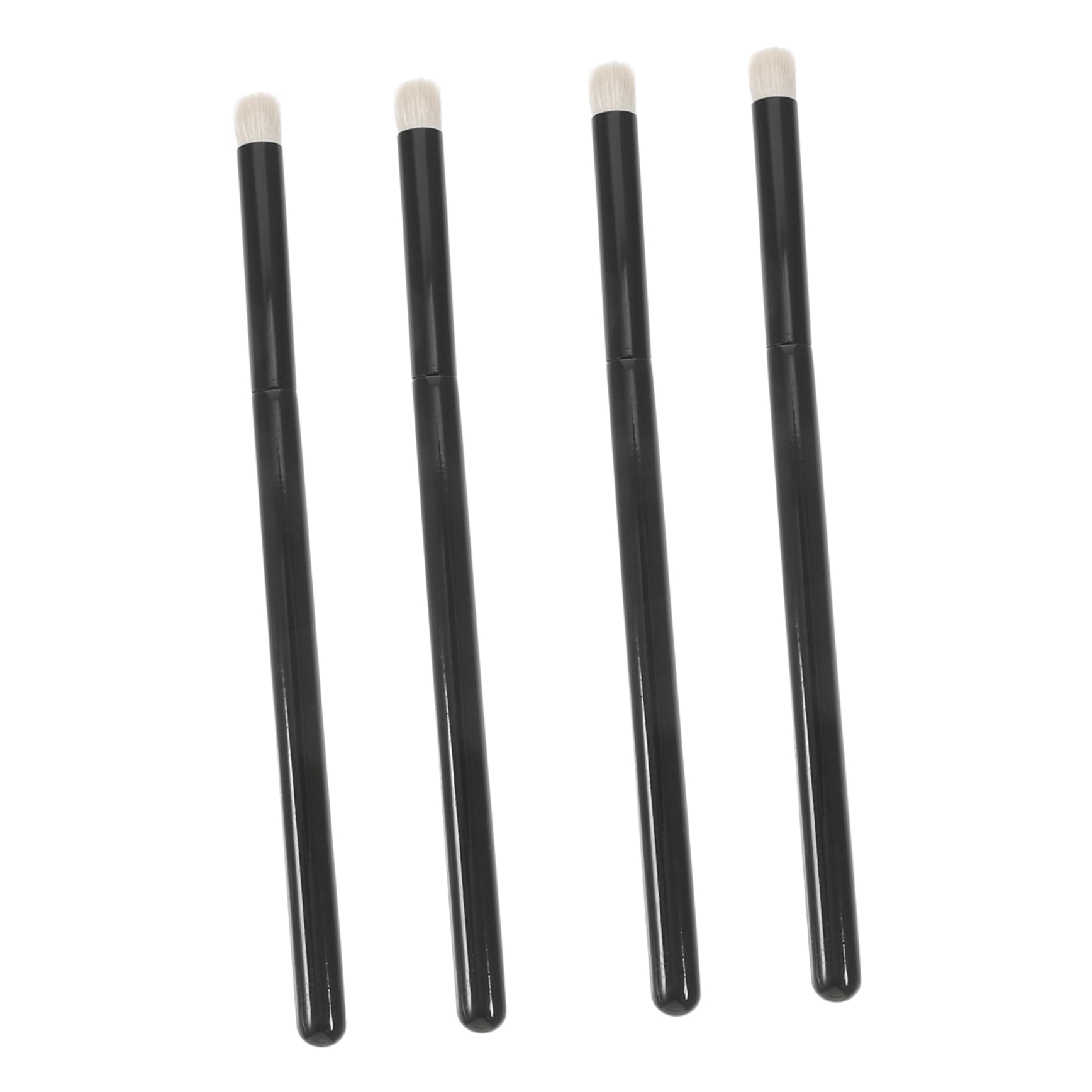 Mikinona Concealer Brush Lip Brush Set 4pcs Round Lip Brush for Lipstick Lip Gloss Portable Design for Women