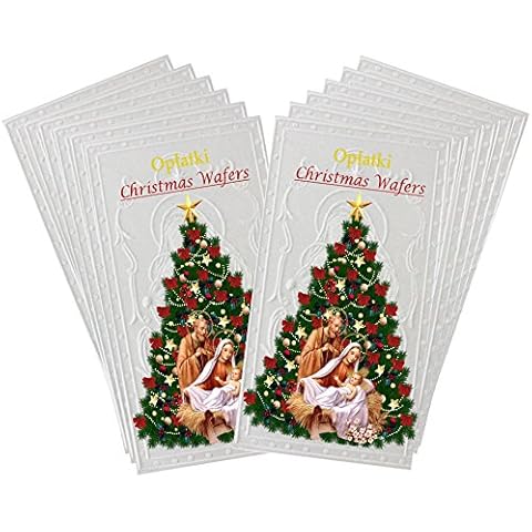 OPLATKI Traditional Christmas Wafers, Set of 12 Cover