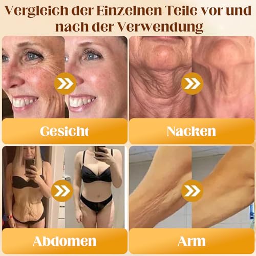 Bee Venom Firming Serum Stick, Bienengift Faltencreme, 2025 Neue Fortschrittliche Straffende & Faltenreduzierende Creme, Hautstraffende Creme für Körper, Hebt, Aufpolstert und Strafft Haut
