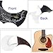 Pakala66 Acoustic Guitar Pickguard Pack of 5, Hummingbird and Water Shaped Self Adhesive