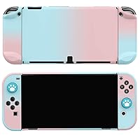 Vista 5 de COMCOOL Dockable Case for Nintendo Switch OLED - 9 FT Military Grade Drop Protection with Tempered Glass Screen Protector and Thumb Grips Protective