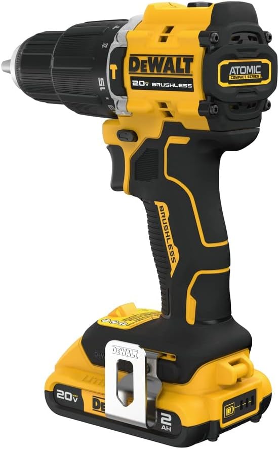 Dewalt DCD799D1 20V MAX ATOMIC COMPACT SERIES Brushless Lithium-Ion 1/2 in. Cordless Hammer Drill Kit (2 Ah)