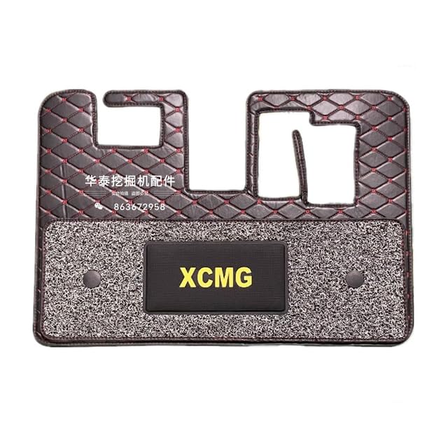 For Car - Floor mats for XCMG cab accessories XE60/75/80/135D/200D/215D/260 wheel excavator parts (Xugong 60 Round)