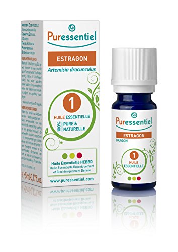Puressentiel - Huile Essentielle Estragon - 100 pourcent Pure et Naturelle - HEBBD - 5 ml