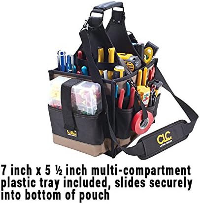 Custom Leathercraft 1526 25 Pocket Electrical and Maintenance Tool Carrier