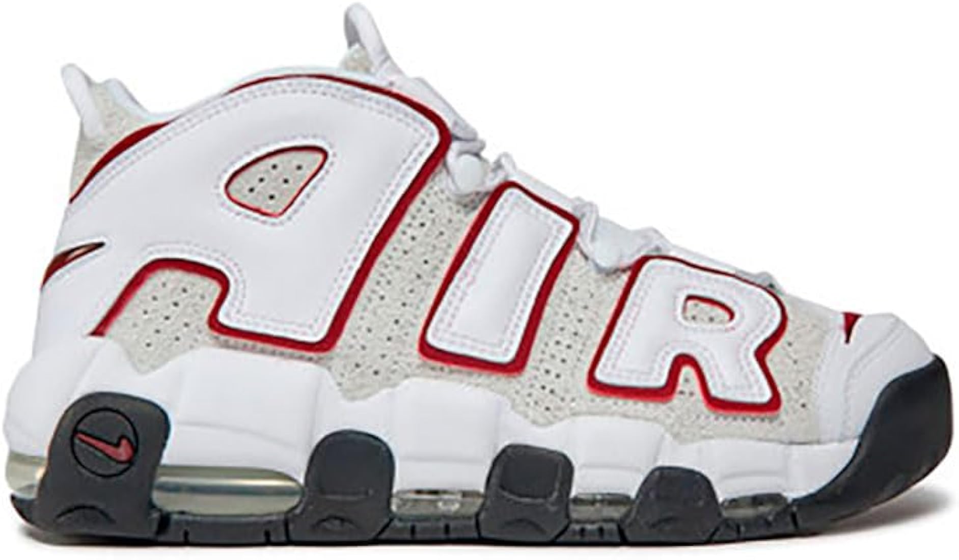 Buy Nike Air More Uptempo '96 Mens Shoes, White/Team Red-summit