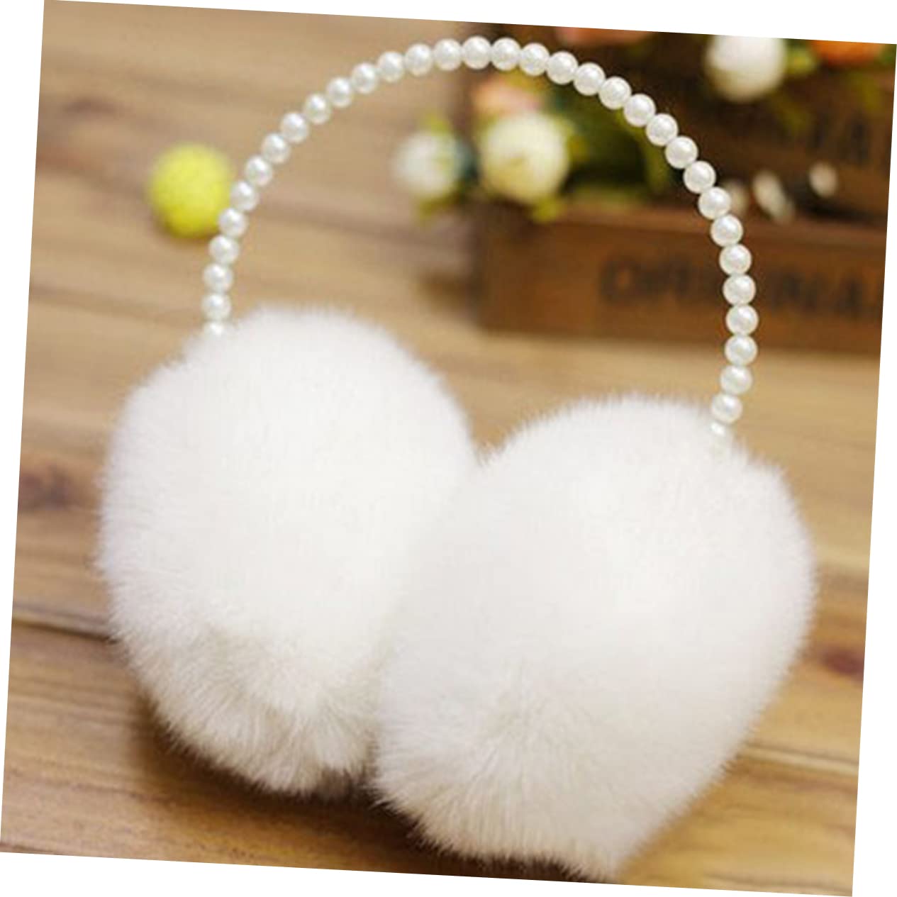 SOIMISS 4pezzi Paraorecchie Peluche Colorati Protezione Invernale Per Orecchie Accessorio Caldo e Carino Per Attività All Aperto Adatto Per Adulti
