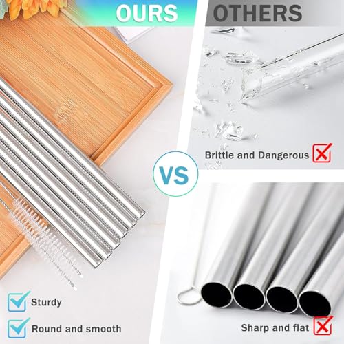 Image of LUCKINEE 3pcs Replacement Straws for Stanley IceFlow Tumbler 30oz