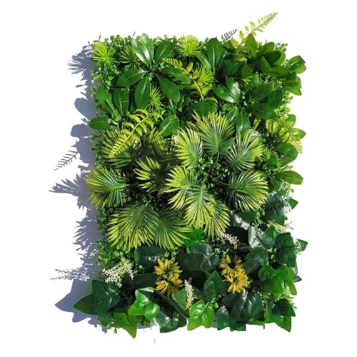 Pannelli di bosso artificiale, siepe topiaria, recinzione per la privacy, per decorazione da parete esterna, realistica, verde, resistente ai raggi UV, perfetto per giardino, patio, balcone