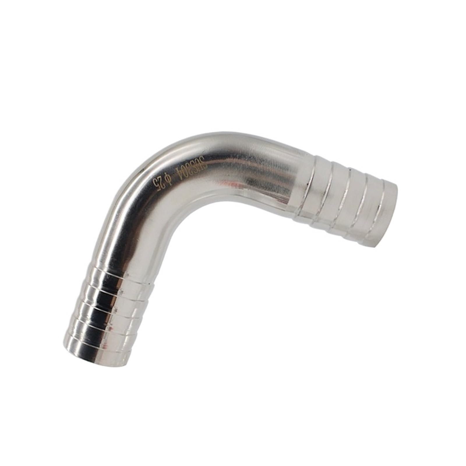 MQXFCZUX 32mm Hose Tail Elbow 304 Stainless 90 Degree Elbow Pipe Fitting MQXFCZUX