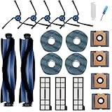 Replacement Parts Accessories for Eufy X10 Pro Omni 2-Roller Brush 5-Side Brush 3-HEPA Filter 4 Mop Pads 4 Dust Bags 1 Cleanning Tool