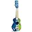 Hape Kids Wooden Toy Ukulele | 21 Inch Wooden Ukulele Musical Instrument with Vibrant Sound and Tunable Nylon Strings for Children, Blue