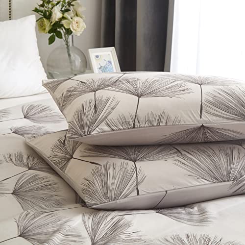 Loyolady Duvet Cover Set Queen Size, 3 Pieces Lightweight Soft Microfiber Bedding Comforter Cover For All Seasons (Queen, 90X90 Inches, Dandelion) #TOP2