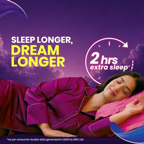 Image of Proease Go Sleep XXL Sanitary Pads for Women | 7 XXL Night Pads | Overnight Protection | Sleep Longer for 2 hours Even on Day 2 | No Leakage Worries | 4X Faster Absorption | 2X Wider Back