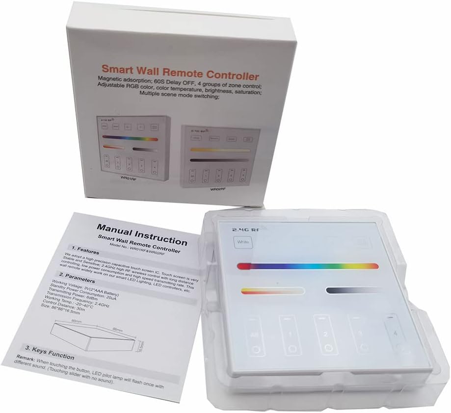 Vrabocry WR01RF Package Contents and Manual