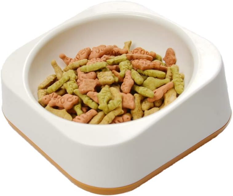 Cat Bowl, Shallow Cat Food Bowls,Wet Cat Dish,Non Slip Cat Feeding Bowls,Stress Relief Slanted Feeder Bowls Wide Pet Food & Water Bowls…