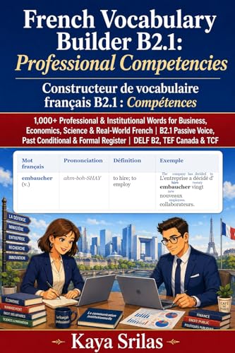 French Vocabulary Builder B2.1: Professional Competencies / Constructeur de vocabulaire français B2.1 : Compétences: 1,000+ Professional Words for ... vocabulaire français t. 8) (French Edition)
