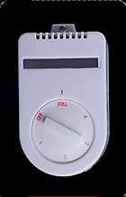 Eurox 5-Speed White Metal Ceiling Fan Switch - Rotary, Push Button, Manual Operation