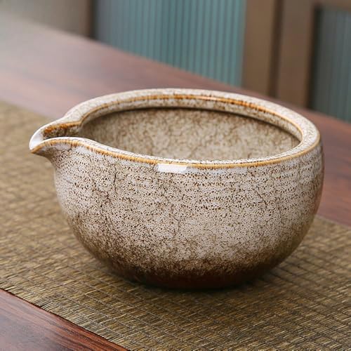 抹茶碗、陶器、製、茶碗、茶道、伝統的、抹茶、お茶、茶道、セット、陶器、抹茶、注ぎ口付き、人気、ギフト、プレゼント (A)