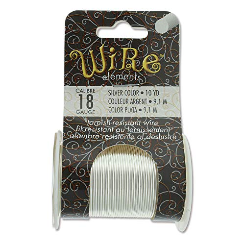 Image of The Beadsmith Wire Elements 18-Gauge Lacquered Tarnish-Resistant Copper Wire for Jewelry Making, 10 Yard, 9.14 Meter Spool