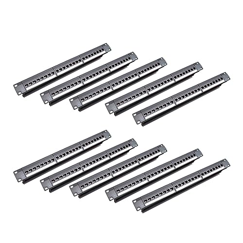 Panneau de brassage CAT6 résout le désordre des câbles RJ45 en rack 19 pouces 1U