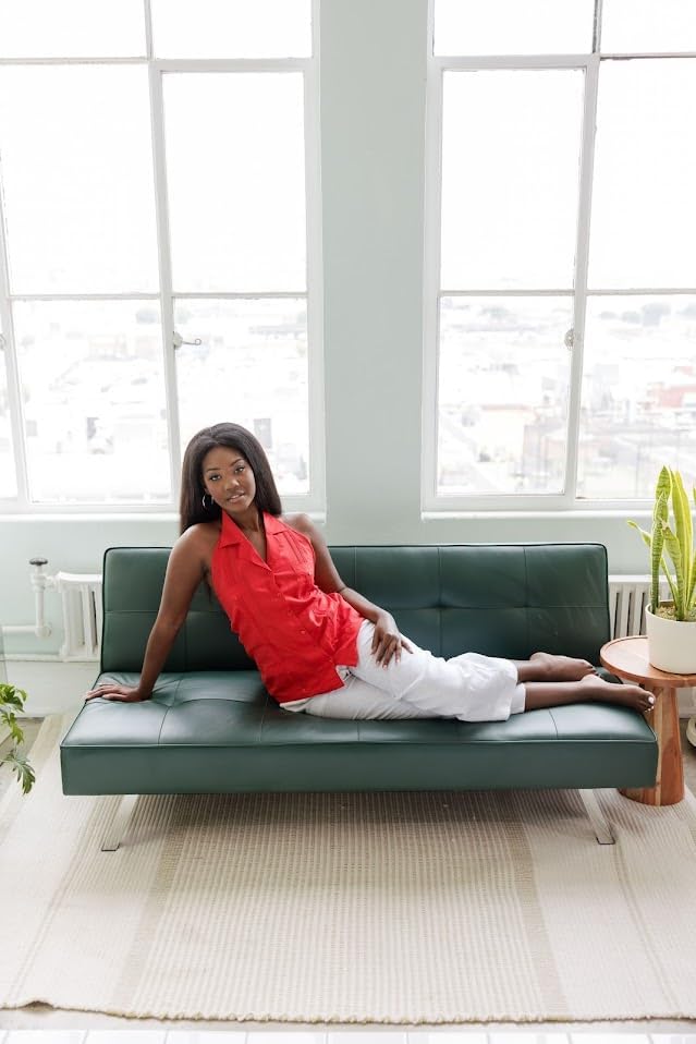 Mojito Women's Linen Blend Guayabera Halter Top – Button Down, Lightweight & Sexy Fit - Image 5