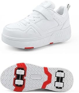 Roller Skates Shoes With Wheels Shoes Lightweight Outdoor Sports Cross Trainers Gymnastic Running Sneakers(3,38 EU)