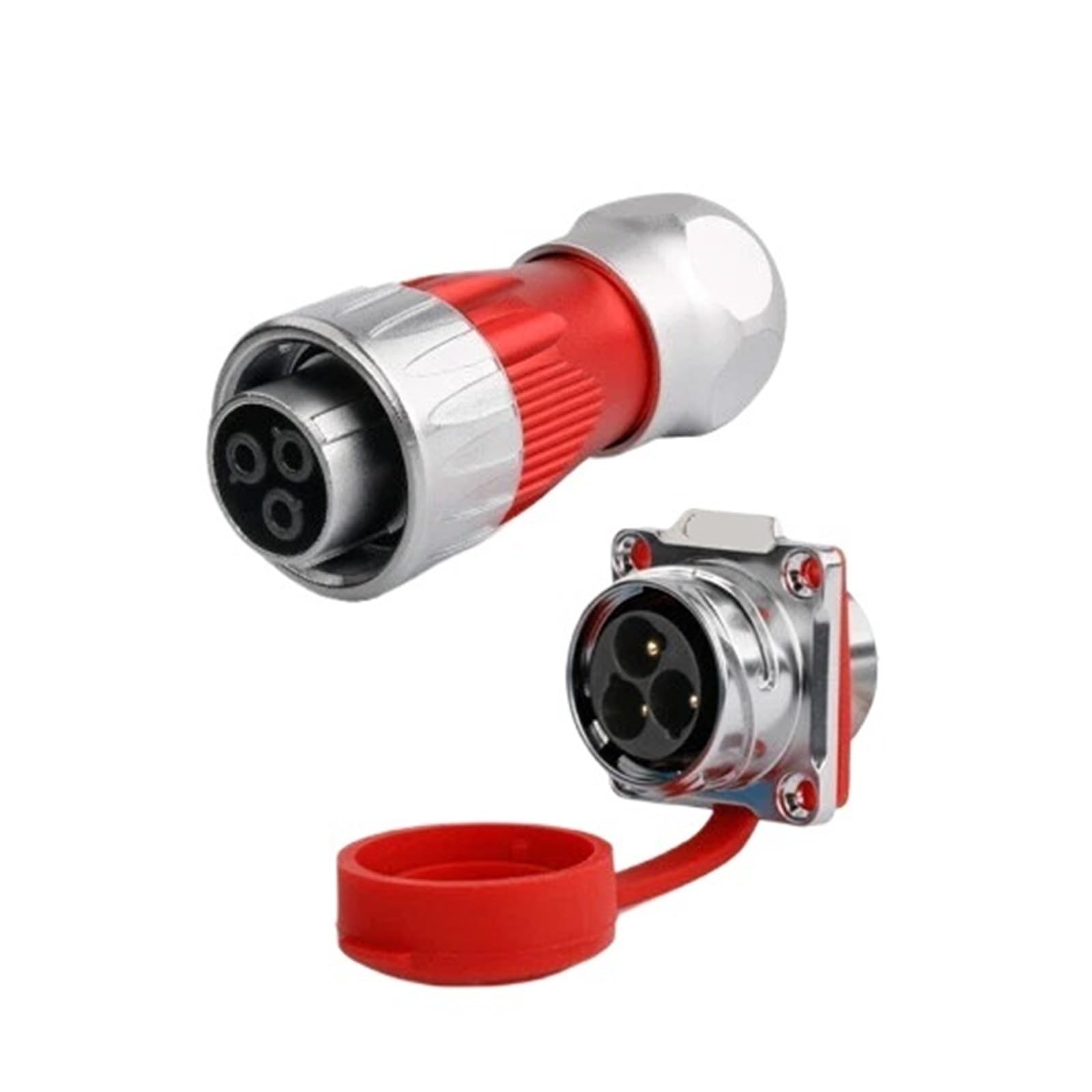 Connecteur d'alimentation 3 broches étanche IP67 métal pour éclairage extérieur - 7