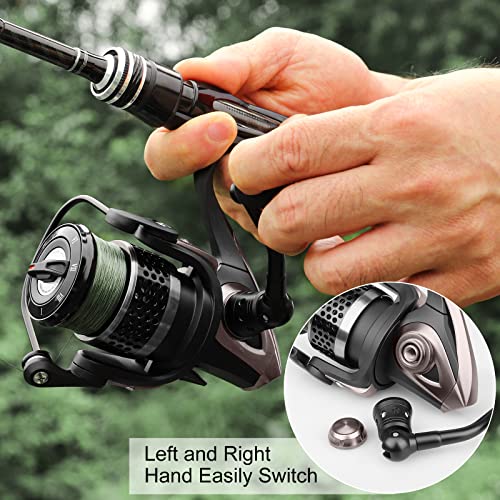 TRUSCEND 3000 Spinning Reel, Aviation Metal Materials Body, Industrial Durable-Strength, High Speed & Stability, Ultra-Light & Powerful, Smoother & Durable - Thumbnail 7