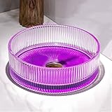 Conception simple : le Lavabo A Poser n'a pas de trou de robinet, ce qui en fait un ajustement parfait pour les robinets muraux ou de comptoir, offrant une flexibilité dans la conception de la salle de bain.