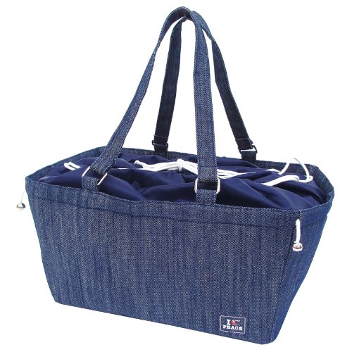 マハロ 保冷 キープバッグ デニム 28×42×21cm