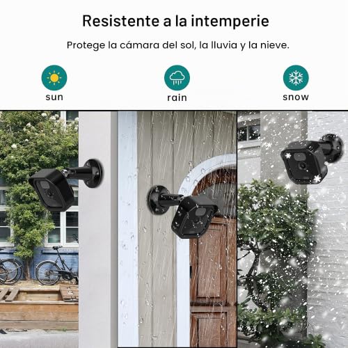 Miniatura 7 de Carcasa Para Cámara De Exterior Blink Y Soporte Montaje, Cubierta Protectora Resistente A La Intemperie Ajustable 360 Grados Sistema Seguridad Interiores Exteriores,Soporte Cámara Blink Outdoor