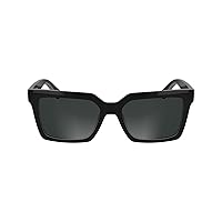 CALVIN KLEIN Jeans Unisex Adult Sunglasses CKJ25602S - Black with Solid Grey Lens