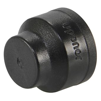 Uponor TotalFit 1/2 inch Plug, Push-to-Connect Engineered Polymer Fitting System for PEX, PE-RT, CPVC, and Copper - TF4350500 | Caps 1/2 in PEX, PE-RT, CPVC, or copper tubing with a fast push-to-connect seal for testing, repairs, or line termination.
