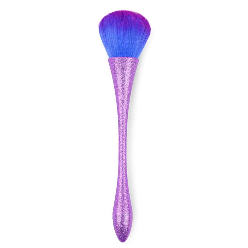 1PC Popular Flower Brush Single Loose Blush Makeup Brush Goblet Nail Brush Tools Remove Dust Tool(D)