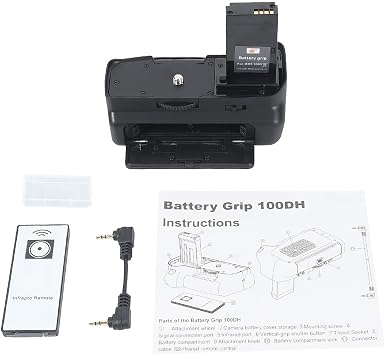 DSTE Battery Grip Compatible with Canon EOS 100D Rebel SL1 SLR Digital Camera as LP-E12