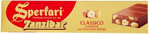 Sperlari - Zanzibar Torrone To Classico, Senza Glutine, Nocciola, 250 Grammo