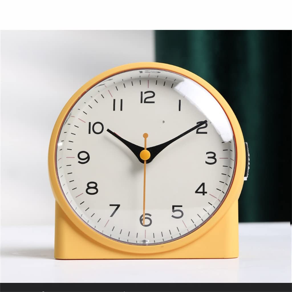 Bedside Small Tab Clock Bedroom Desktop Alarm Clock Wake Up Desktop Clock Black 1