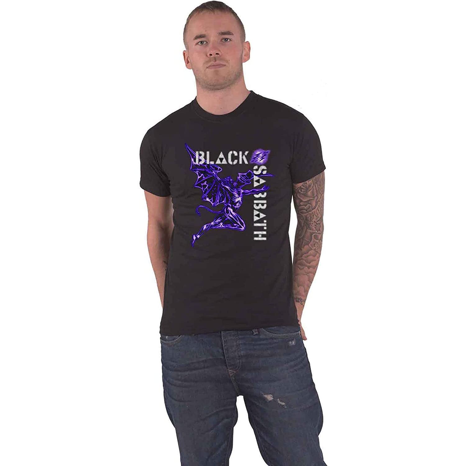Black Sabbath T Shirt Retro Henry Band Logo Official Unisex Black XXL