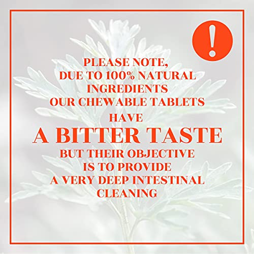 AntiPAR Intestinal Colon Cleanse Detox voor mensen - Bitter kauwtabletten voor mensen met alsem, zwarte walnoot en… - Image 7