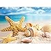 Produktbild Sunnay Diamond Painting, Strand Seestern Shell 5D Diamant Zeichnung Full Drill Großer DIY Stickerei Kreuz Stich Kreuzstich Dekoration Wohnzimmer Schlafzimmer (Gelb, 40 * 30cm)