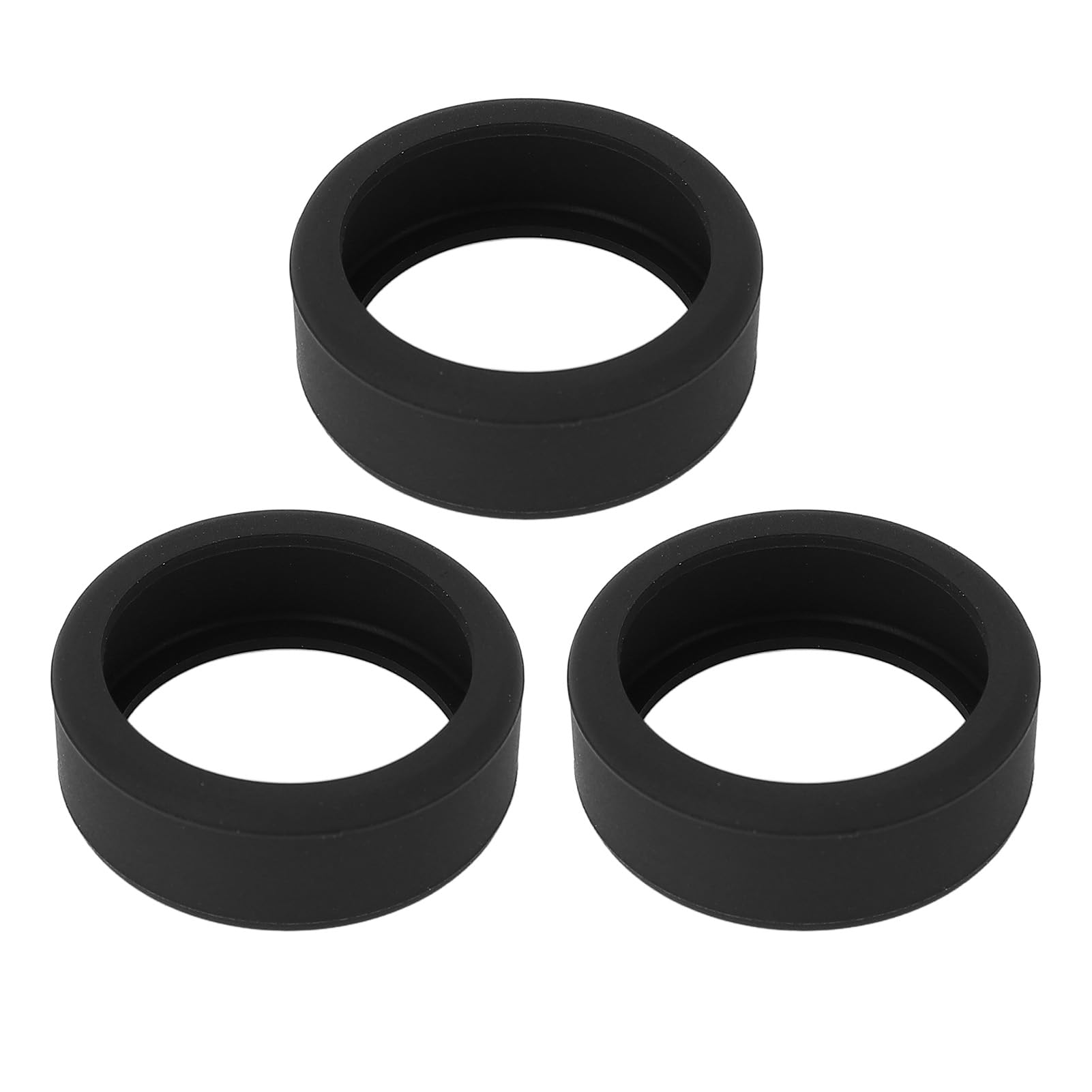 Yomiyuyr Silicone Rings Covers, 3PCS Elastic Protective Sleeves for Smart Rings, Scratch, Skin Friendly, Slim Fit for Size 6-10 (S)