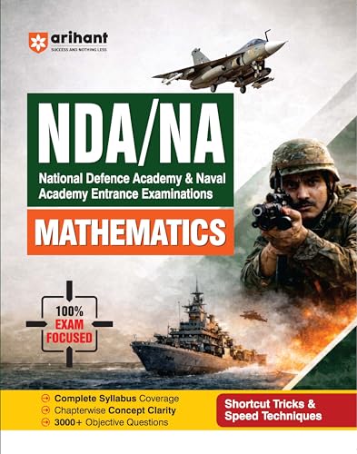 Image of Arihant UPSC NDA NA Mathematics 2026 | Chapterwise PYQ Previous Years Questions | 3000+ Objective Questions with Solutions | NDA Complete Preparation Guide