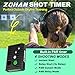 ZOHAN Shooting Timer Competition - Upgraded Sensitive Shot Timers for Shooting with Improved Loud Buzzer, Practice, RO use, 4 Shooting Modes, Come with Longlife Battery, Backlight Screen, Belt Clip